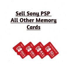 Sony PSP Memory Stick Pro Duo cards – 32MB, 1GB, 2GB, and 4GB PSP memory card lineup